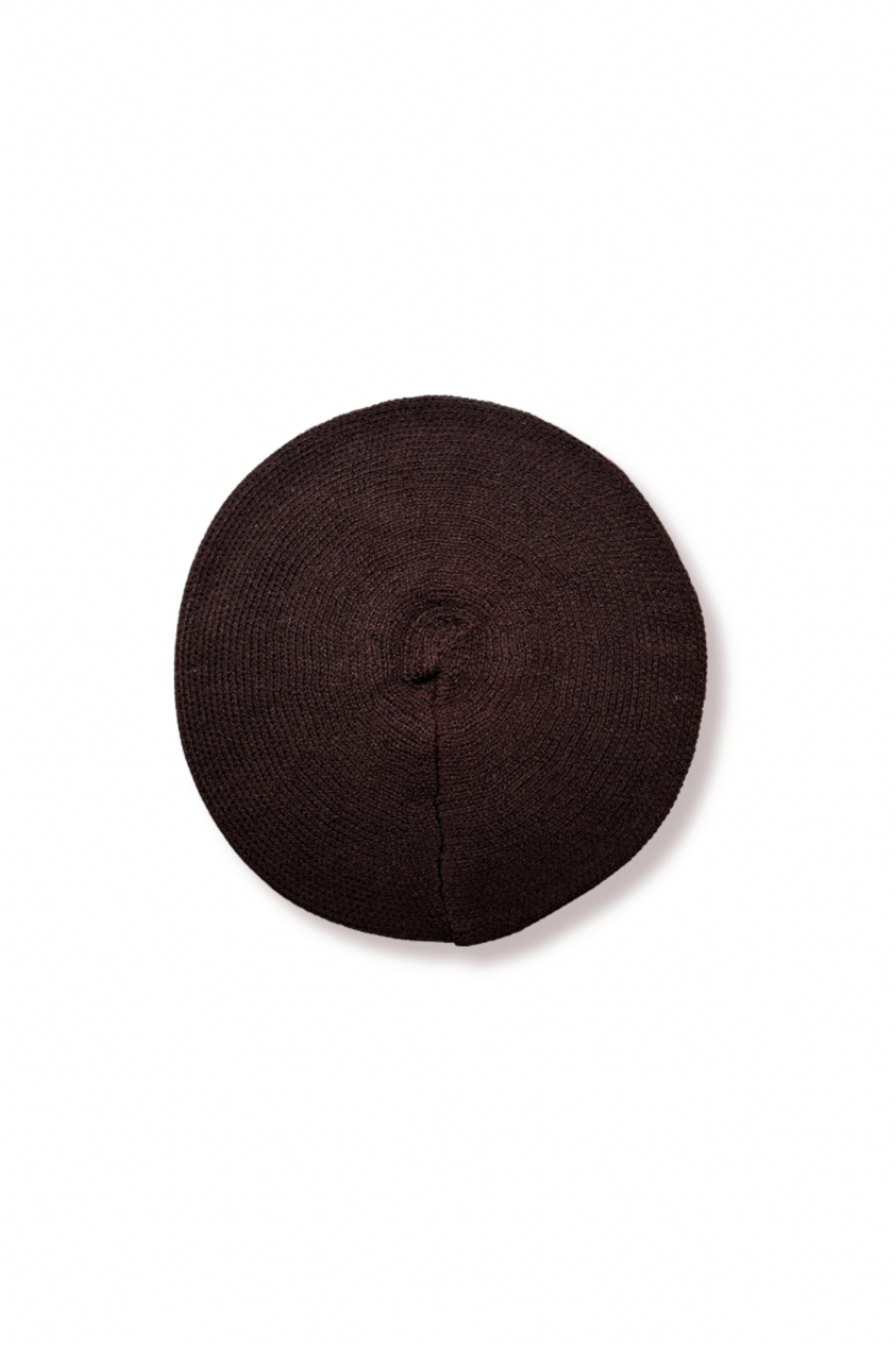 Kahverengi Triko Fransız Beret