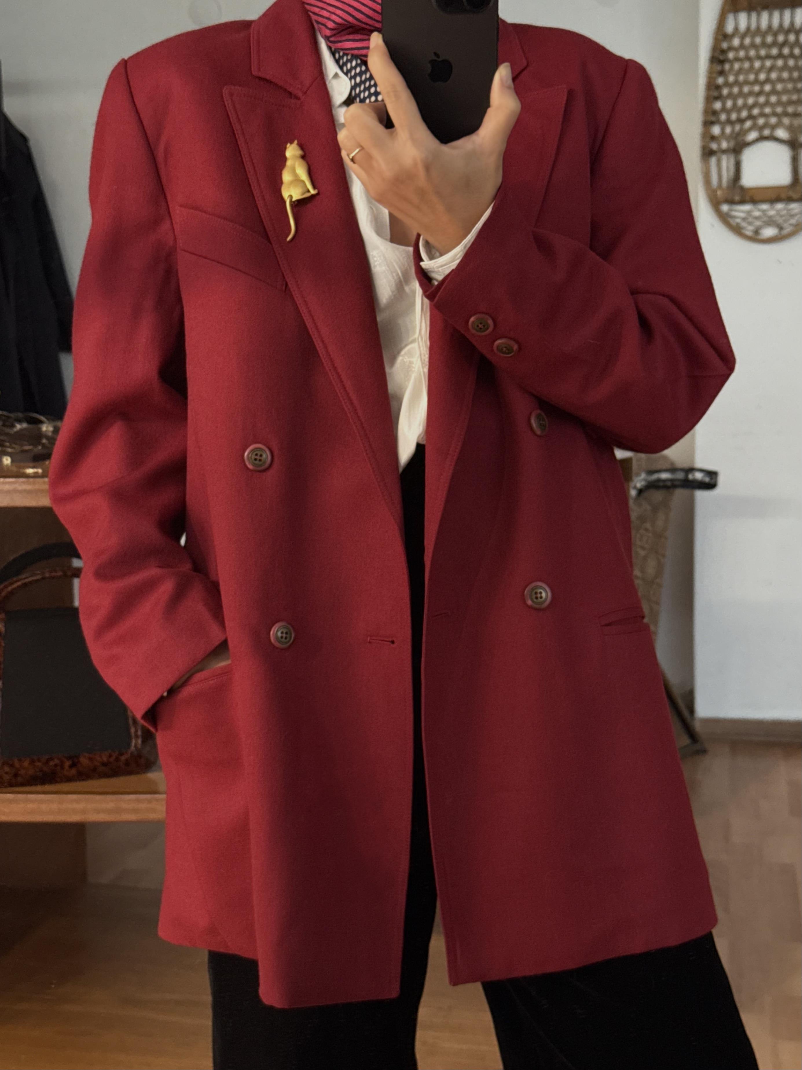 KIRMIZI BLAZER CEKET