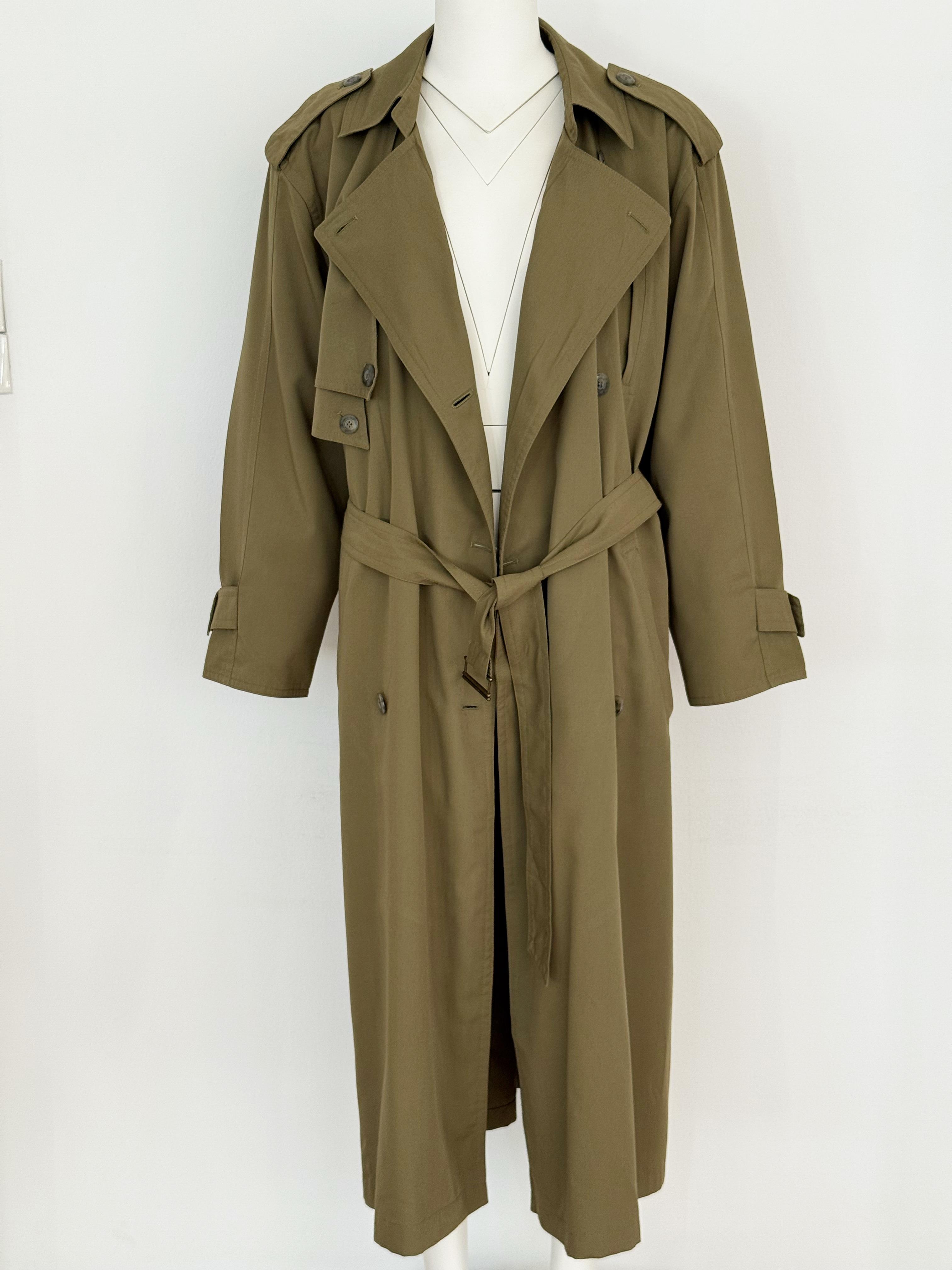 OLIVE OVERSIZE TRENÇKOT