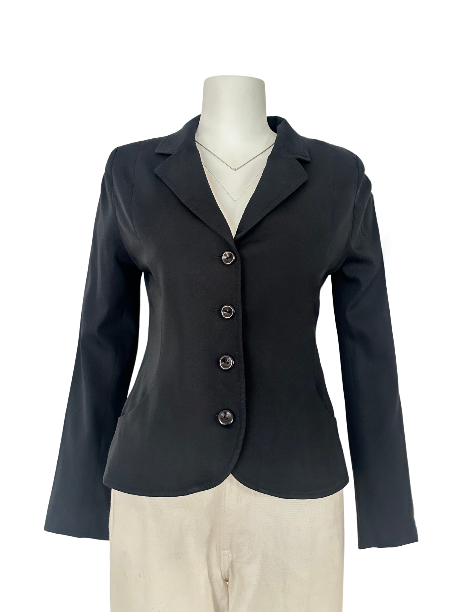 SİYAH DİKİŞ DETAYLI BLAZER CEKET