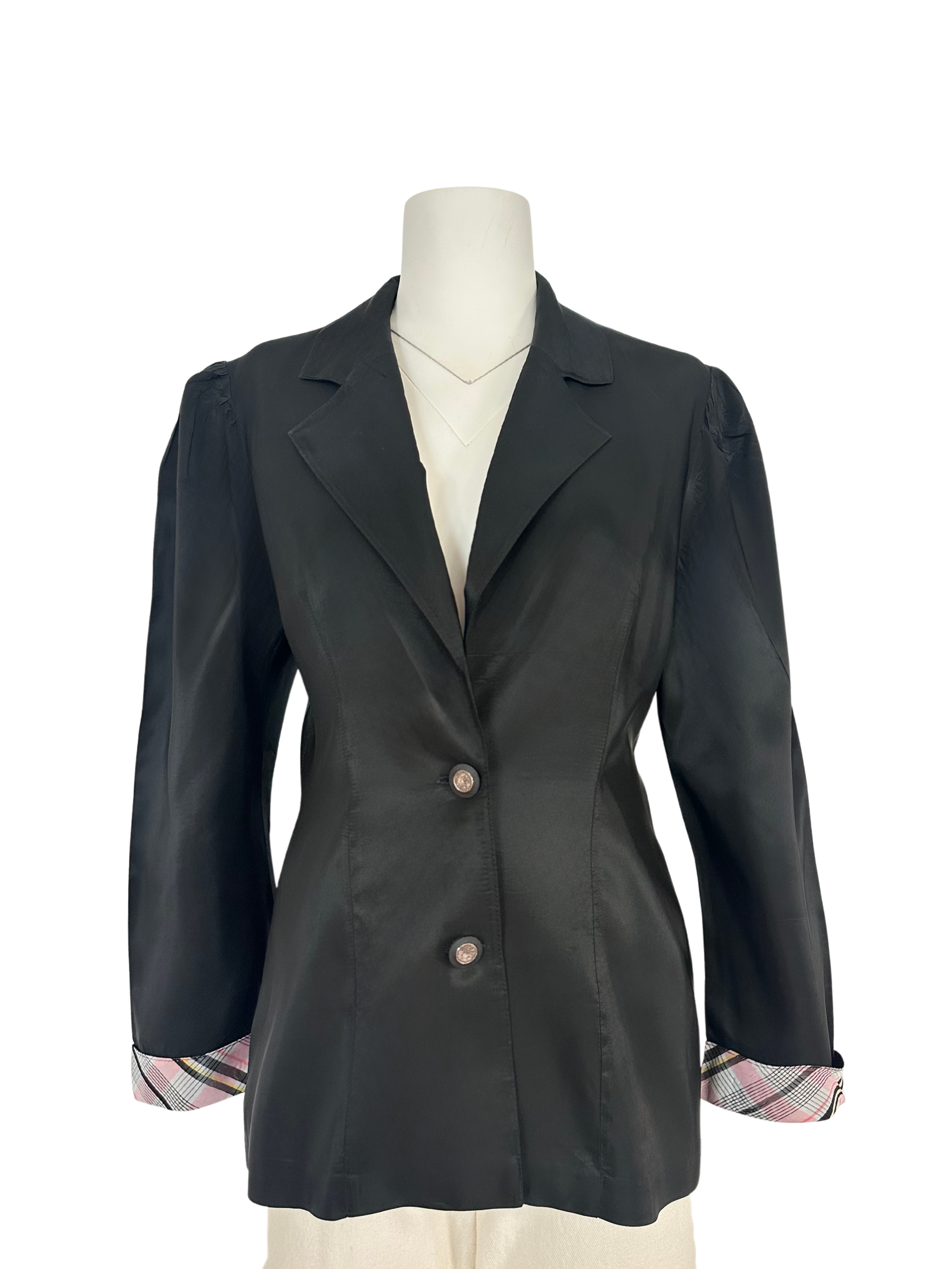 SİYAH İNCE BLAZER CEKET