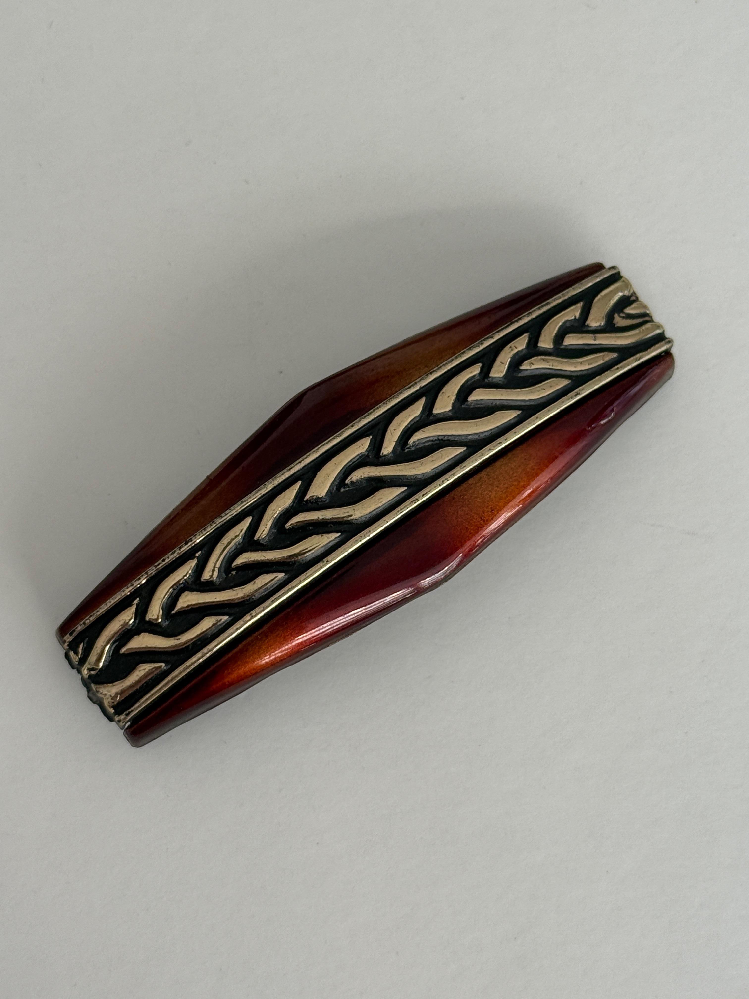 VINTAGE FRENCH BARRETTE SAÇ TOKASI