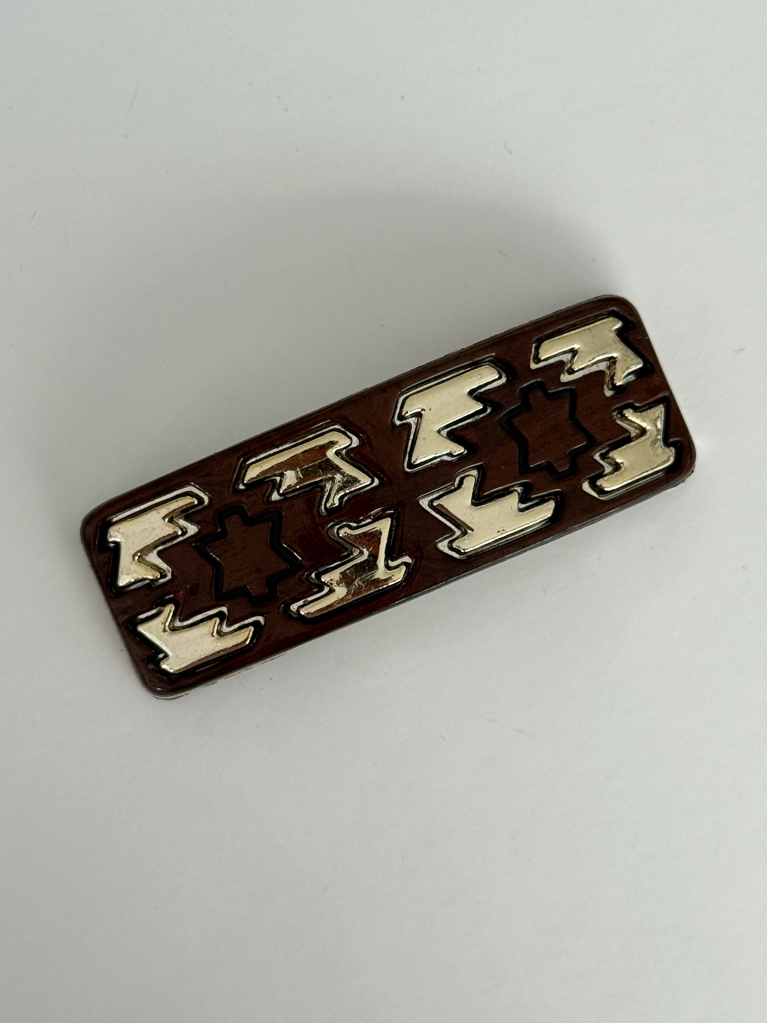 VINTAGE FRENCH BARRETTE SAÇ TOKASI