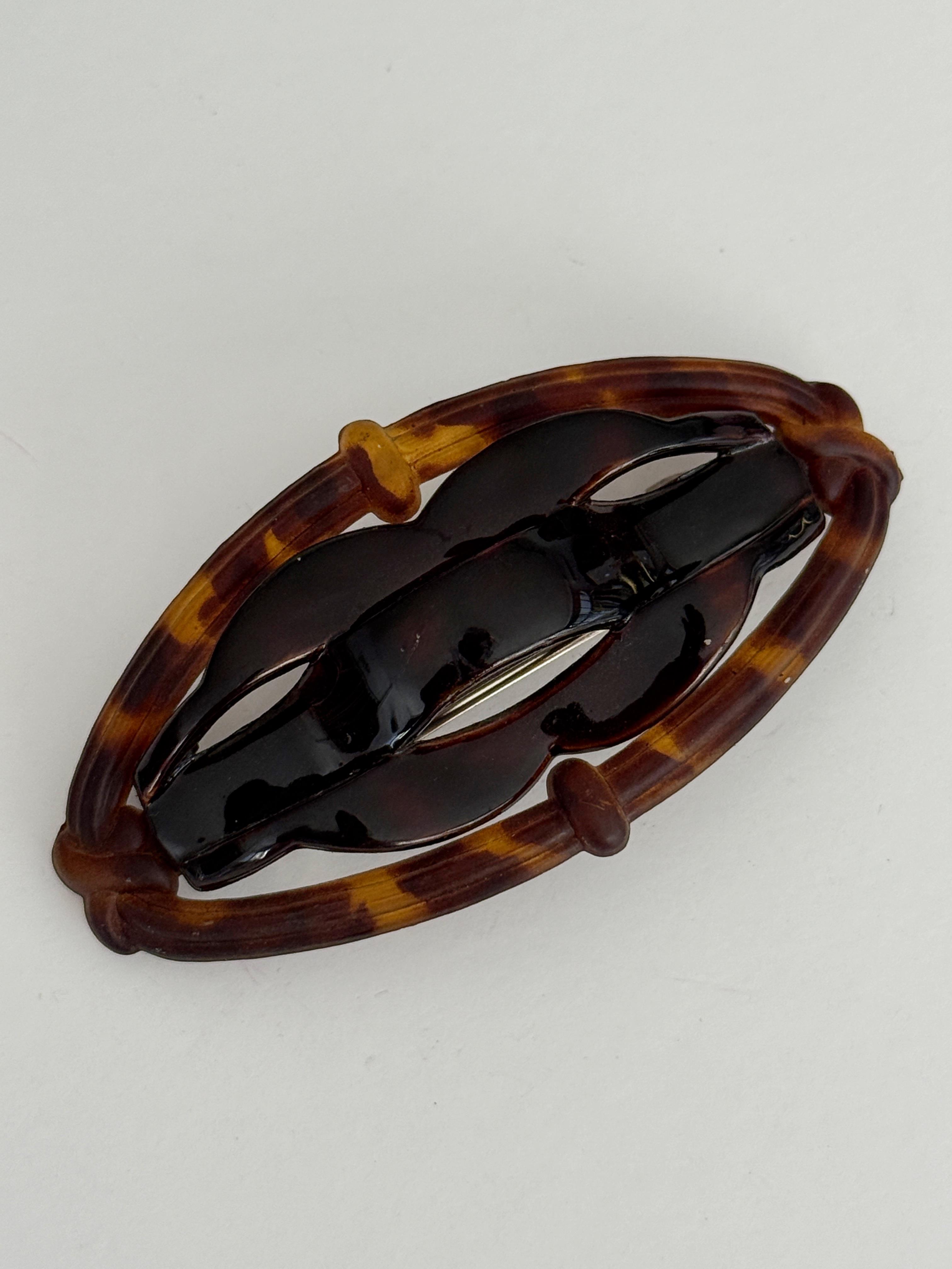 VINTAGE FRENCH BARRETTE SAÇ TOKASI