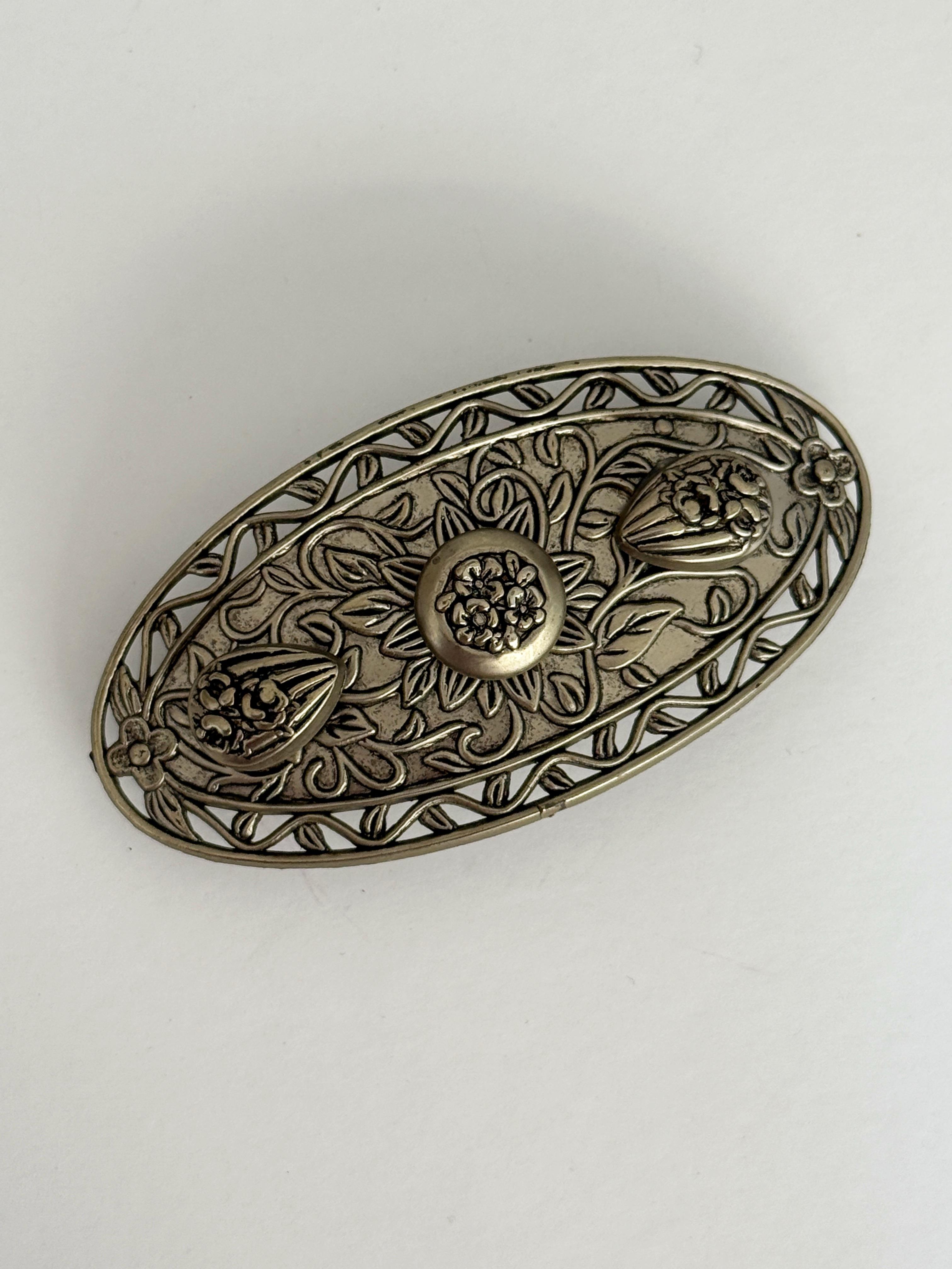 VINTAGE FRENCH BARRETTE SAÇ TOKASI