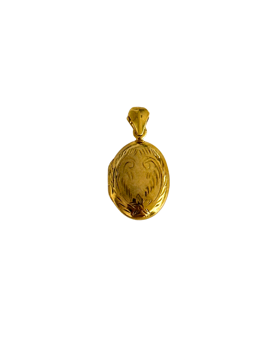 Vintage Resimlik  Kolye Ucu (925 Silver)