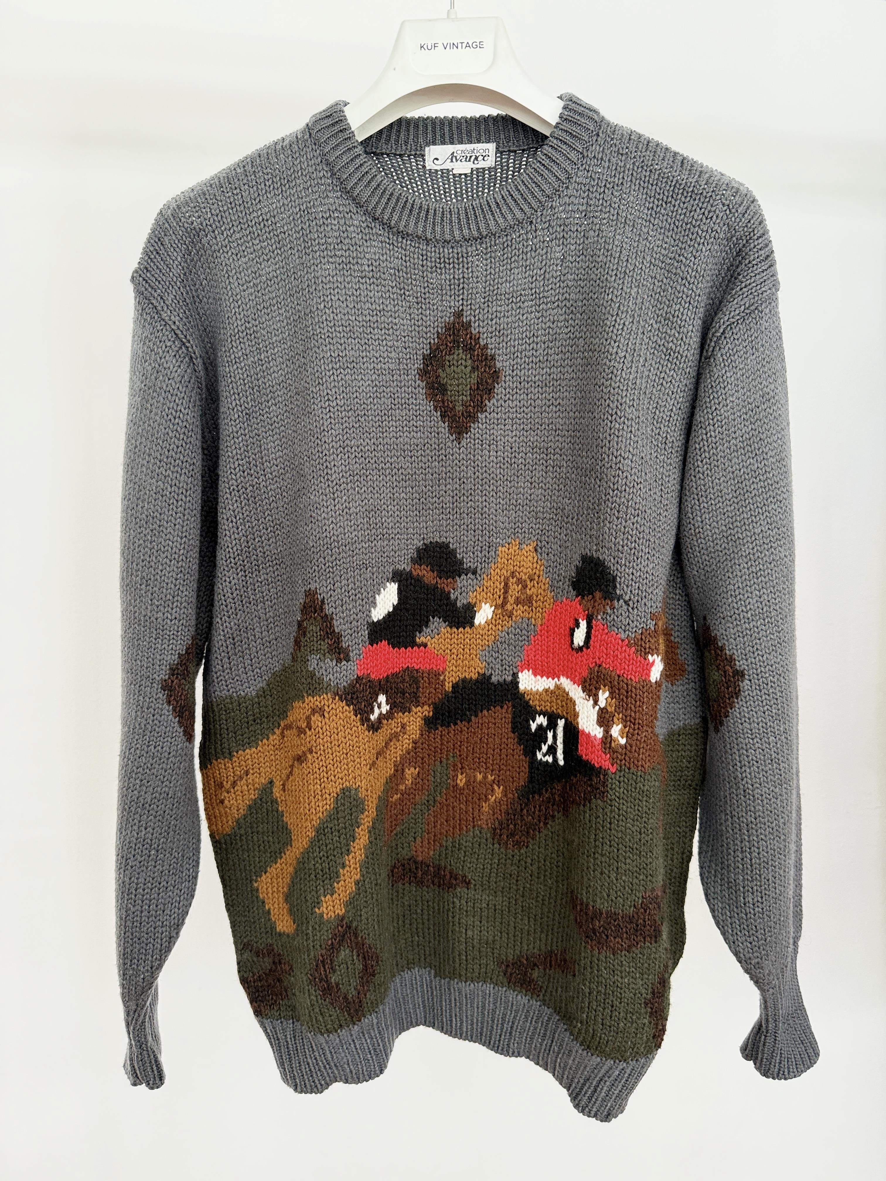 YÜN DOKULU EQUESTRIAN KAZAK