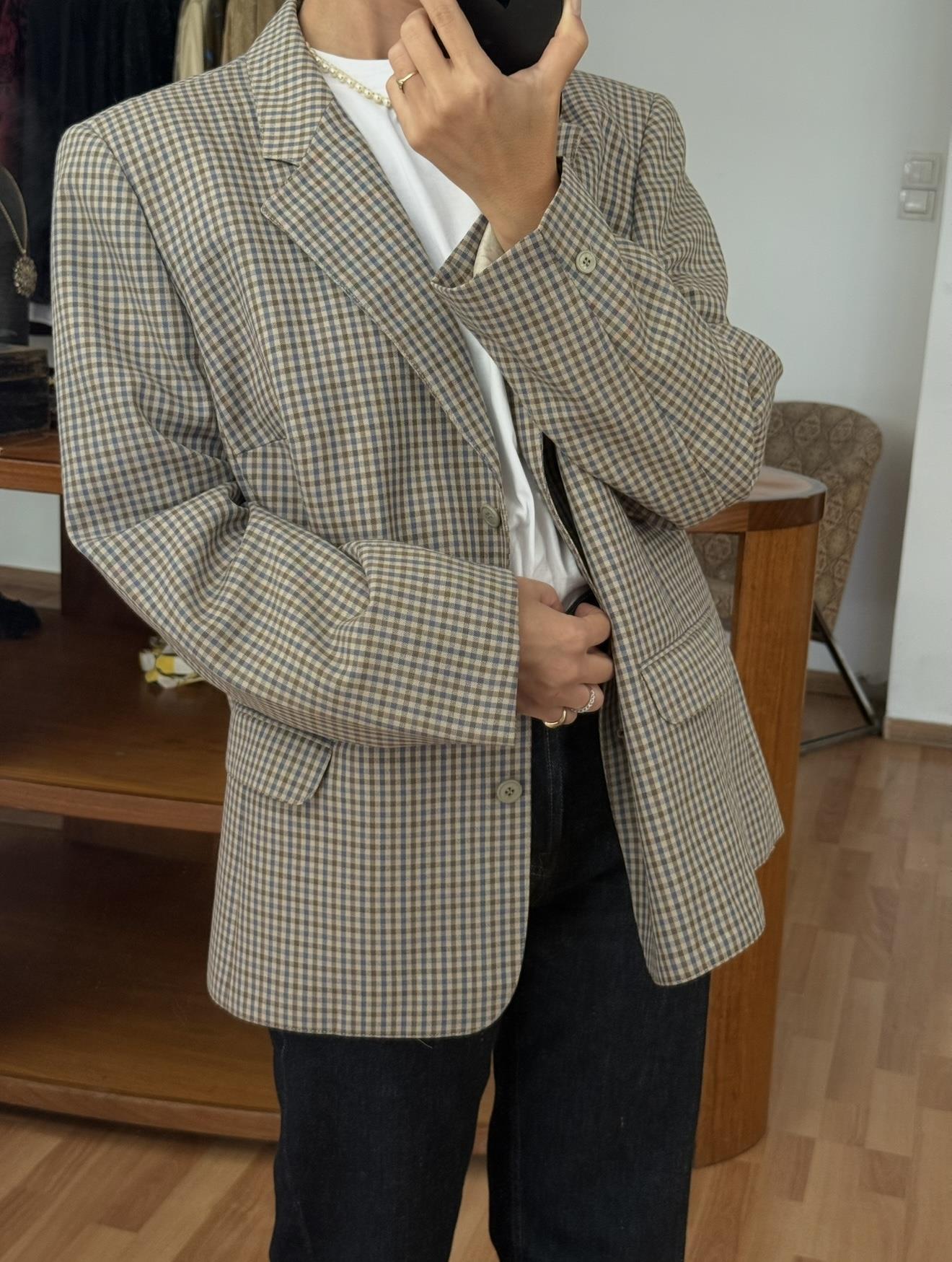 YÜN - MOHAİR KARIŞIMLI BLAZER CEKET