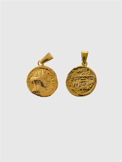 Çift Yönlü Madalyon Kolye Ucu (925 Silver)