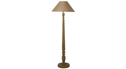 Floor Lamp Torsade Oak