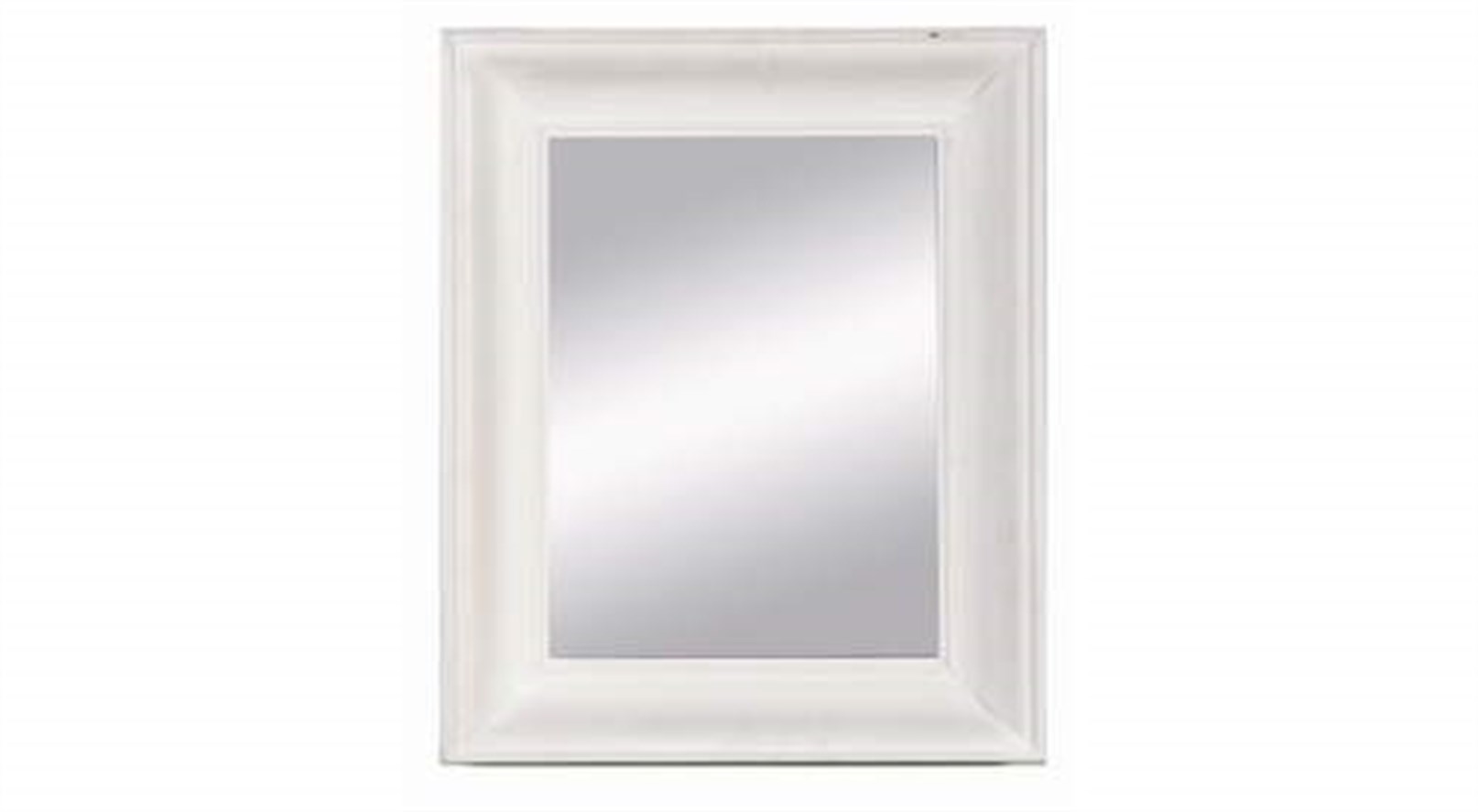 MIRROR WEBSTER ANTIQUE WHITE 30X40  45X55X5