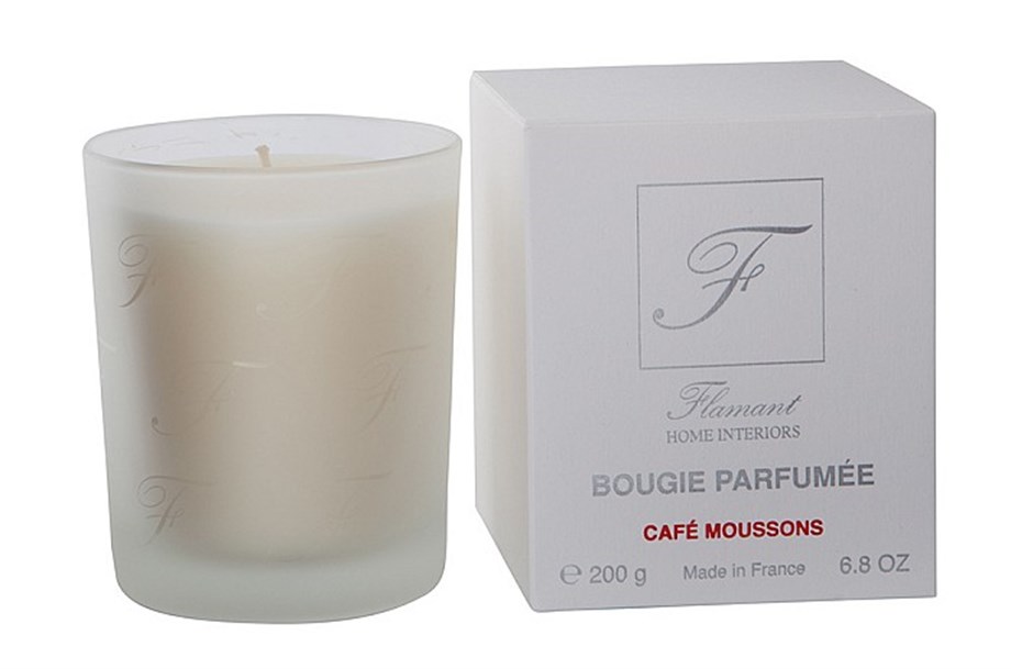 PARFUMED CANDLE LIN CAFE MOUSSONS Z 7,5X9H