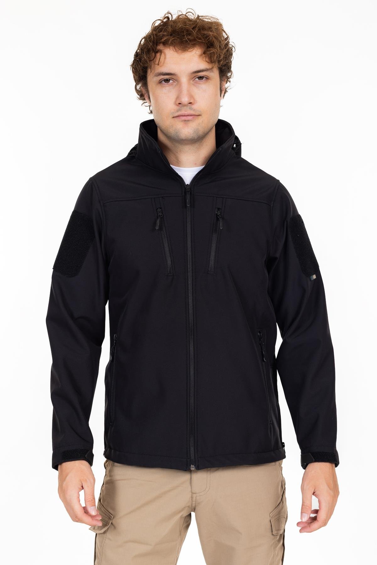 AKN 01 TAKTİK SOFTSHELL MONT SİYAH