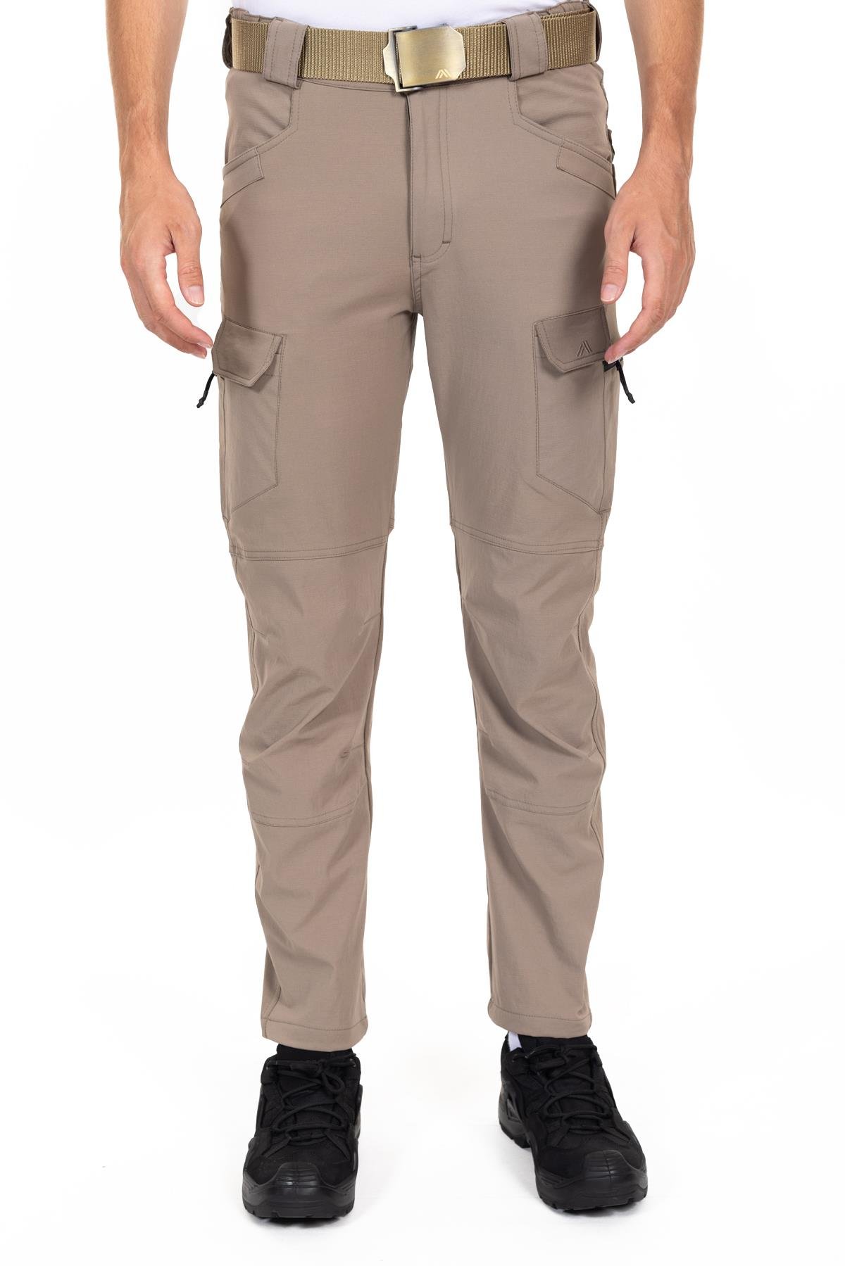 AKN 112 LİKRALI TAKTİK/OUTDOOR PANTOLON BEJ