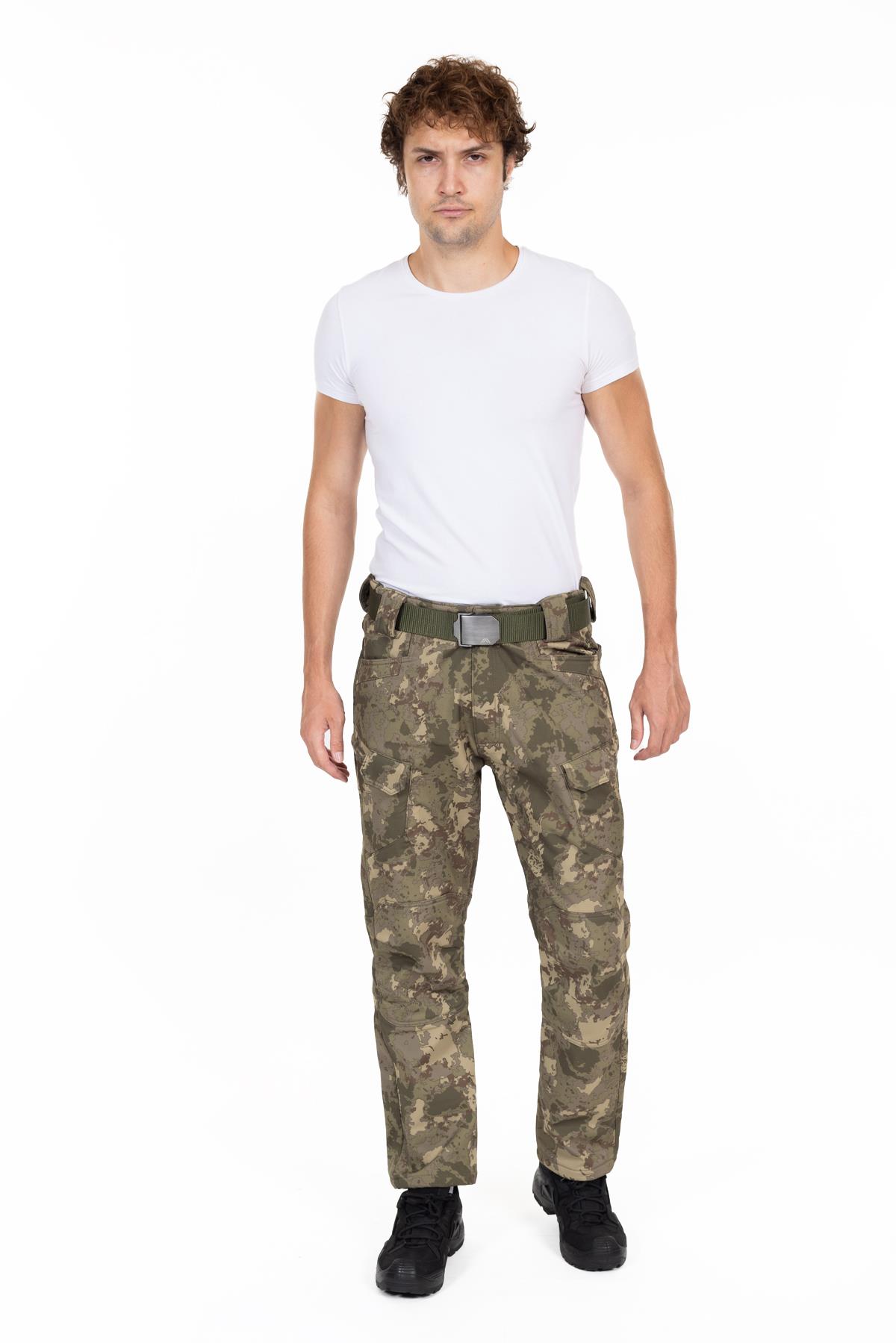 AKN 162 Softshell Kışlık Taktik/Outdoor Pantolon-TSK