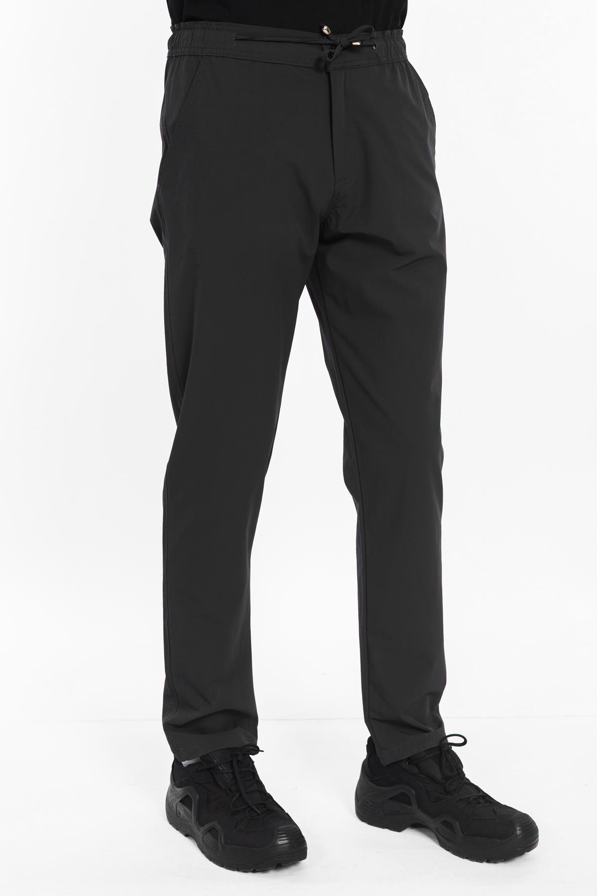 AKN 402 LİKRALI JOGGER PANTOLON SİYAH
