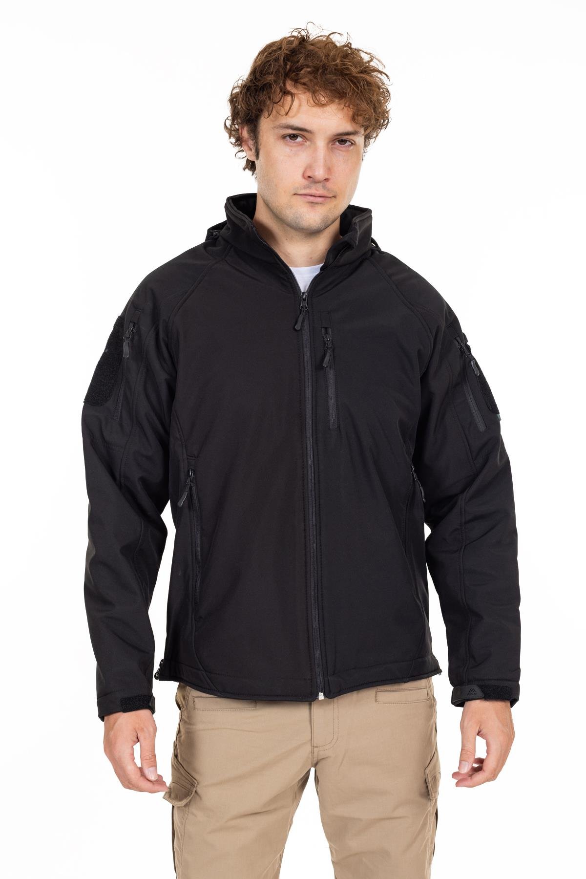 AKN 451 DOUBLE SOFTSHELL TAKTİK MONT SİYAH