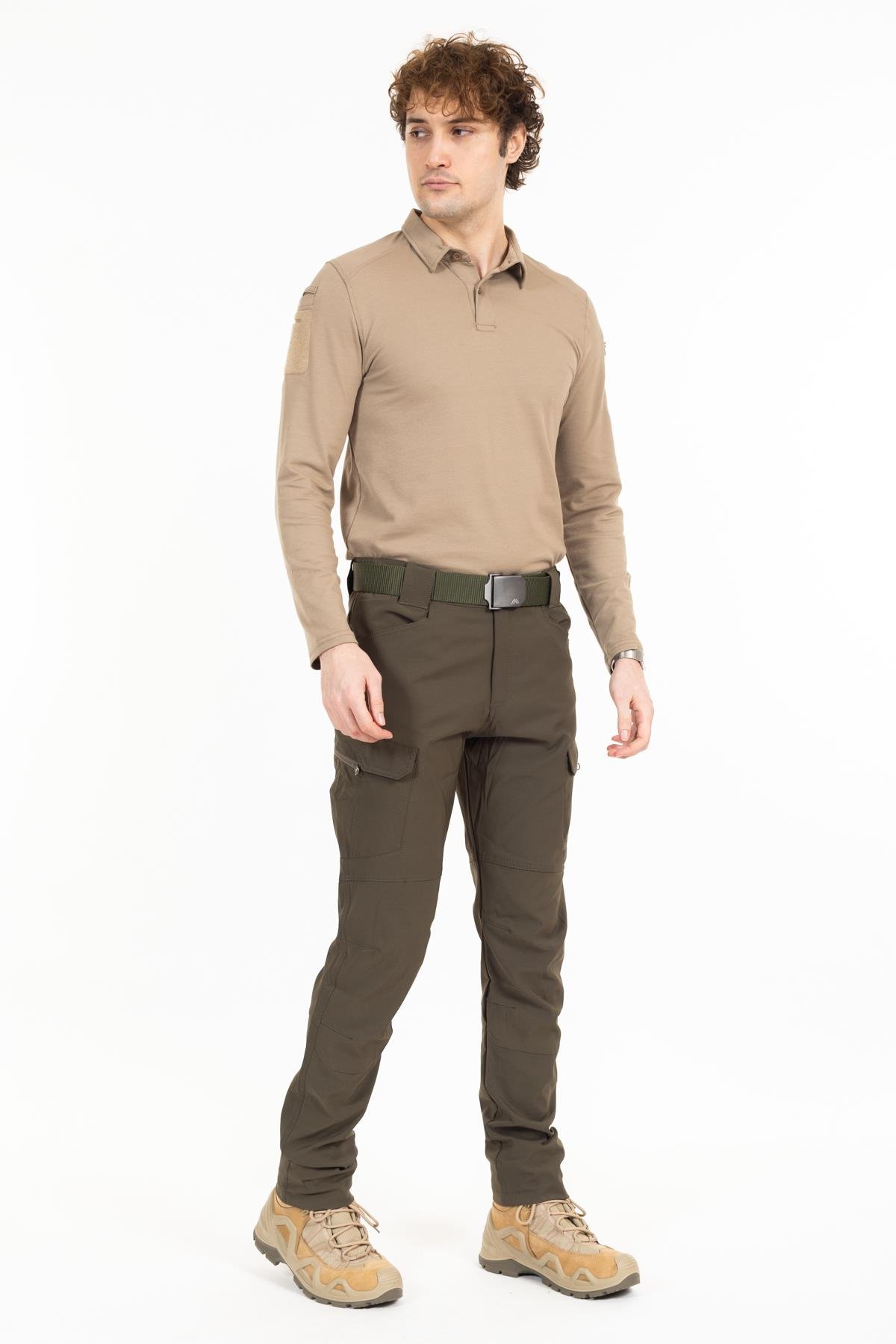 AKN 512 Taktik/Outdoor Haki Likralı Pantolon
