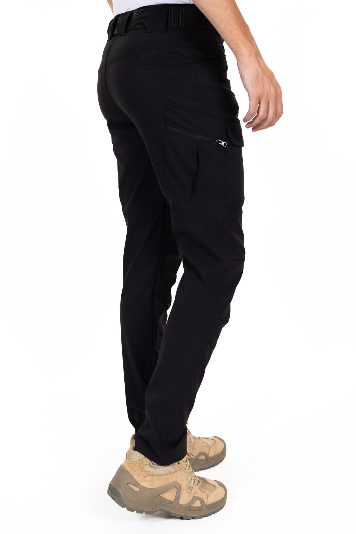 AKN 512 Taktik/Outdoor Siyah Likralı Pantolon