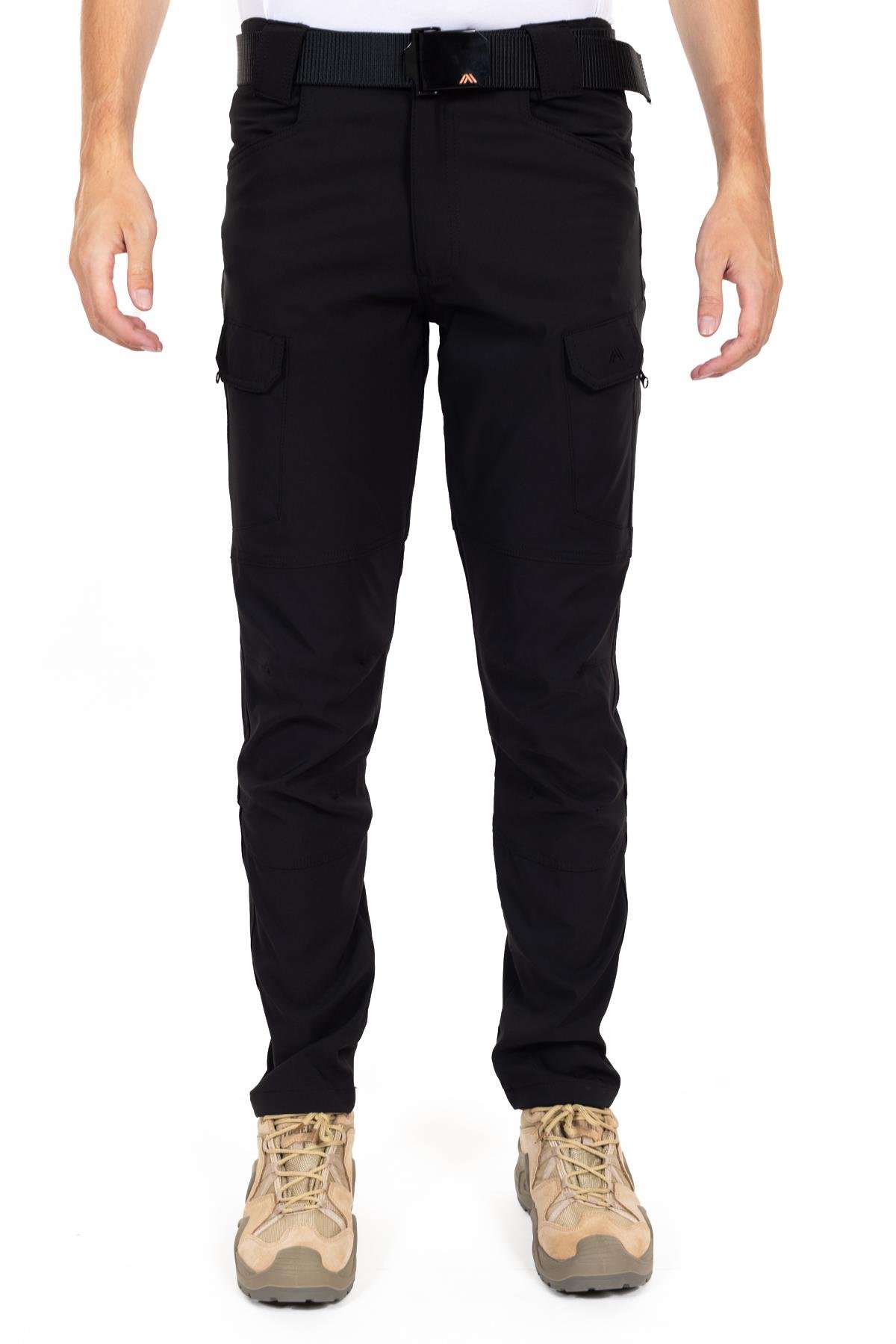 AKN 512 Taktik/Outdoor Siyah Likralı Pantolon