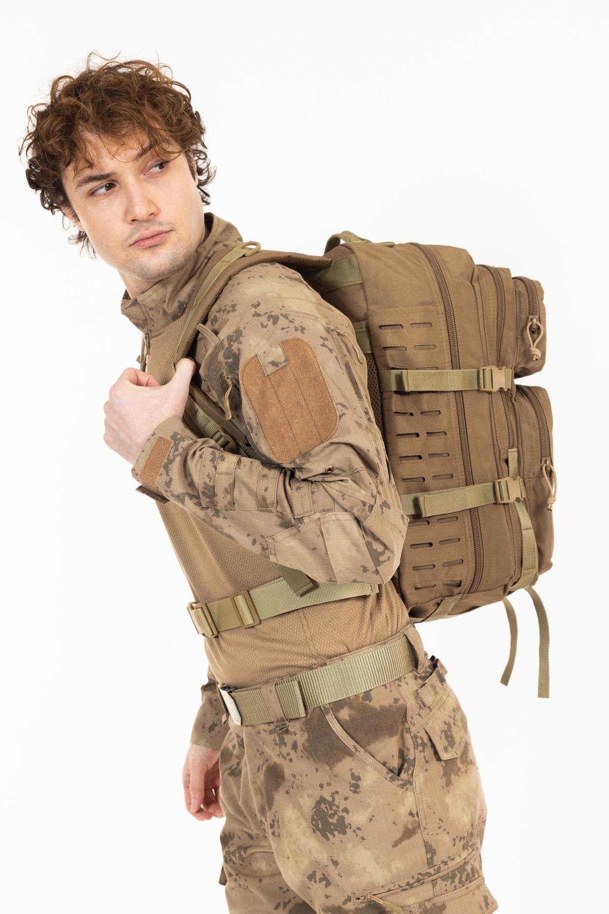 AKN 45 LT. TAKTİK SIRT ÇANTASI-BEJ