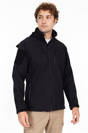 AKN 01 TAKTİK SOFTSHELL MONT SİYAH