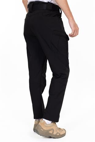 AKN 162 Softshell Kışlık Taktik/Outdoor Pantolon-Siyah