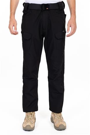 AKN 162 Softshell Kışlık Taktik/Outdoor Pantolon-Siyah