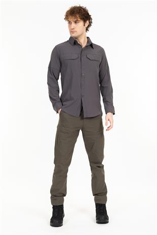 AKN 225 LİKRALI PREMİUM TAKTİK GÖMLEK-FÜME