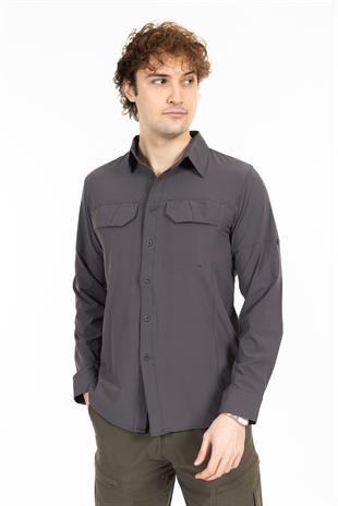 AKN 225 LİKRALI PREMİUM TAKTİK GÖMLEK-FÜME