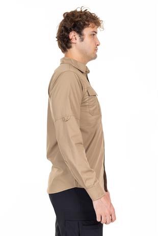AKN 311 Taktik/Outdoor Bej Ripstop Gömlek