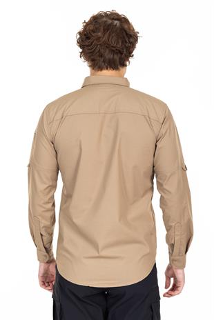 AKN 311 Taktik/Outdoor Bej Ripstop Gömlek