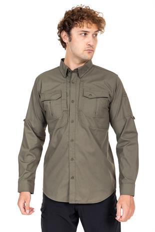 AKN 311 Taktik/Outdoor Haki Ripstop Gömlek