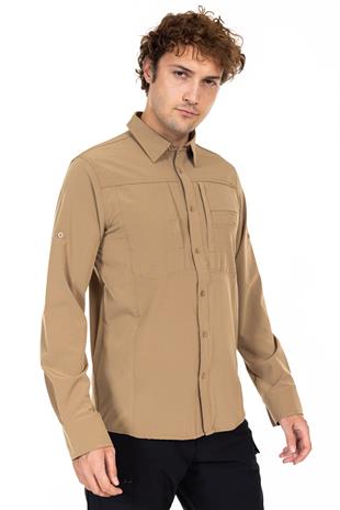 AKN 312 Taktik/Outdoor Bej Likralı Gömlek