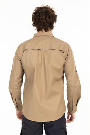 AKN 313 PREMIUM RIPSTOP TAKTİK GÖMLEK-BEJ