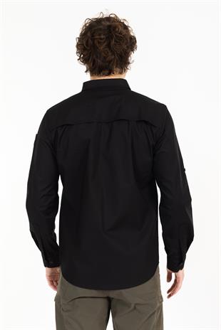 AKN 313 PREMIUM RIPSTOP TAKTİK GÖMLEK-SİYAH