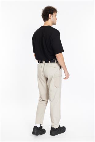 AKN 401 LİKRALI RELAX TAKTİK PANTOLON TAŞ BEYAZ