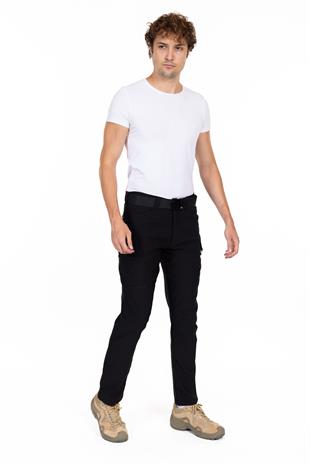 AKN 514 LİKRALI KIŞLIK TAKTİK PANTOLON - SİYAH