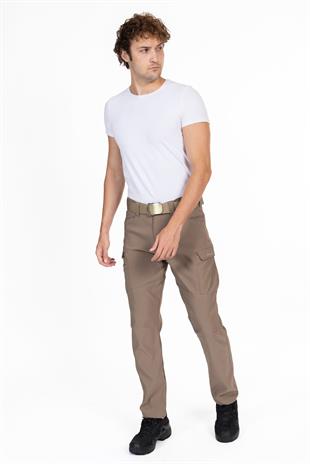 AKN 514 LİKRALI KIŞLIK TAKTİK PANTOLON - BEJ