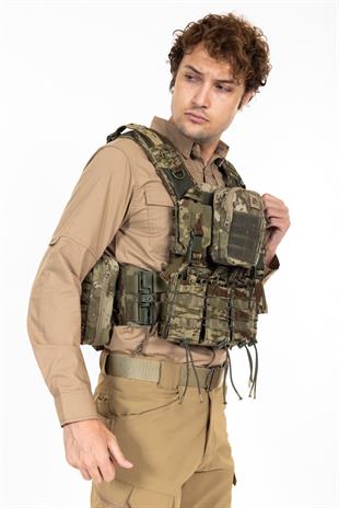 AKN Balistik Plaka Taşıyıcı Hücum Yeleği TSK