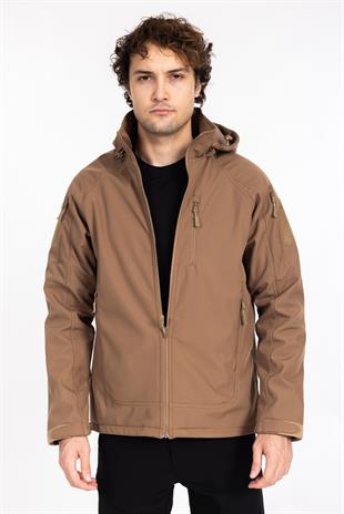 AKN Double Softshell Taktik Mont Bej