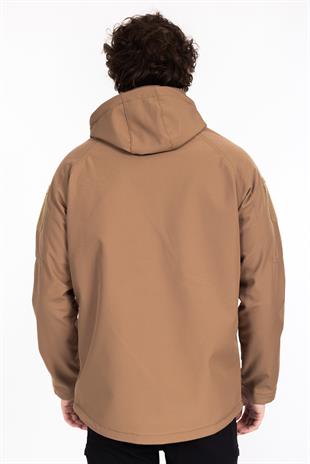 AKN Double Softshell Taktik Mont Bej
