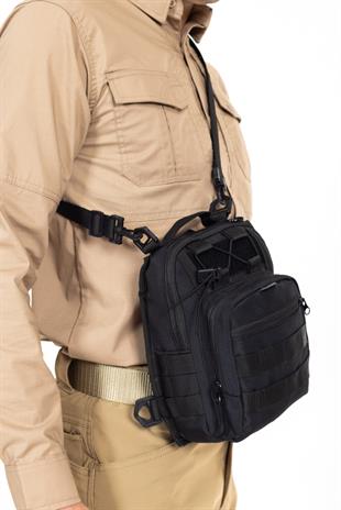 AKN SİLAH TAŞIMA ÇANTASI-SİYAH-KARE