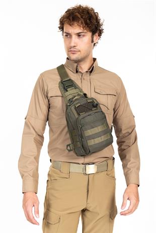 AKN SİLAH TAŞIMA ÇANTASI-HAKİ-KARE