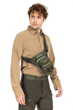 AKN SİLAH TAŞIMA ÇANTASI-HAKİ-ÜÇGEN