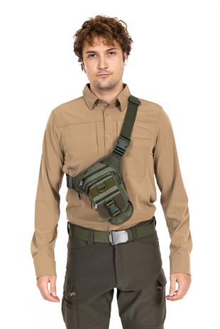 AKN SİLAH TAŞIMA ÇANTASI-HAKİ-ÜÇGEN