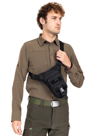 AKN SİLAH TAŞIMA ÇANTASI-SİYAH-ÜÇGEN