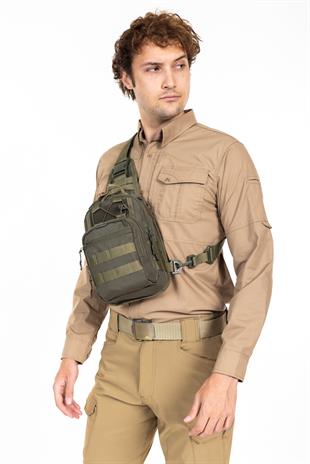 AKN SİLAH TAŞIMA ÇANTASI-HAKİ-KARE