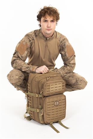 AKN 45 LT. TAKTİK SIRT ÇANTASI-BEJ