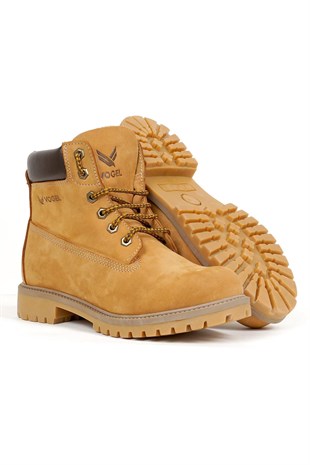 Vogel VHT-M7000 Su Geçirmez Erkek Bej Klasik Bot